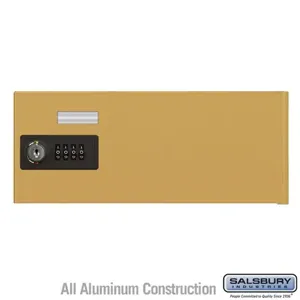 SALSBURY INDUSTRIES 19952C-GLD Replacement Door and Lock, 13 x 5.25 x 0.15 Inch Size | CE7JKX