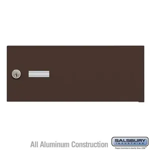 SALSBURY INDUSTRIES 19952K-BRZ Replacement Door and Lock, 13 x 5.25 x 0.15 Inch Size, Bronze | CE7JKM