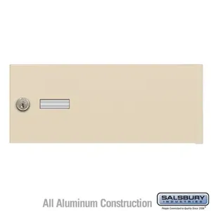 SALSBURY INDUSTRIES 19952K-SAN Replacement Door and Lock, 13 x 5.25 x 0.15 Inch Size, Sandstone | CE7JKP