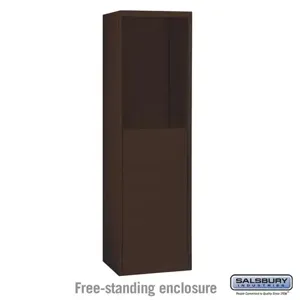 SALSBURY INDUSTRIES 19953BRZ Enclosure, 24 x 61 x 9.25 Inch Size, Bronze, Free Standing | CE7HEA