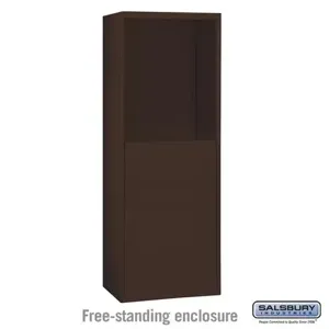 SALSBURY INDUSTRIES 19954BRZ Enclosure, 30.5 x 61 x 9.25 Inch Size, Bronze, Free Standing | CE7HDW