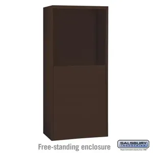 SALSBURY INDUSTRIES 19955BRZ Enclosure, 37 x 61 x 9.25 Inch Size, Bronze, Free Standing | CE7HEE