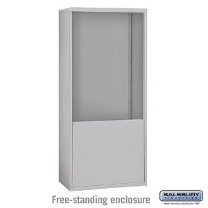 SALSBURY INDUSTRIES 19975 Enclosure, 37 x 66.5 x 9.25 Inch Size, Free Standing | CE7GWC