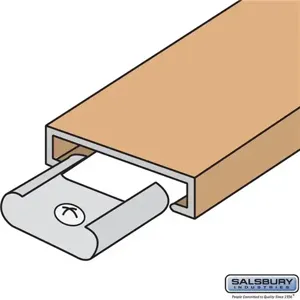 SALSBURY INDUSTRIES 2113 Trim Kit, 1.5 x 84 x 0.375 Inch Size | CE7JYE