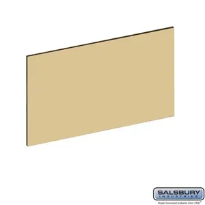 SALSBURY INDUSTRIES 2071TAN Plastic Window, 2.5 x 1.5 x 0.25 Inch Size, Tan | CE7HXW