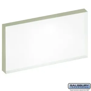 SALSBURY INDUSTRIES 2070 Glass Window, 2.5 x 1.5 x 0.25 Inch Size, Mailbox | CE7HEH