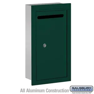 SALSBURY INDUSTRIES 2265 Letter Box, 11 x 19 x 3.5 Inch Size, With Private Access, Recessed Mounted | CE7HFB