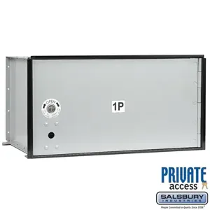 SALSBURY INDUSTRIES 2270P Outdoor Parcel Locker, 23.25 x 12.125 x 15.5 Inch Size, Aluminium | CE7EKB