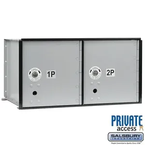 SALSBURY INDUSTRIES 2272P Outdoor Parcel Locker, 23.25 x 12.125 x 15.5 Inch Size, Aluminium | CE7EKC