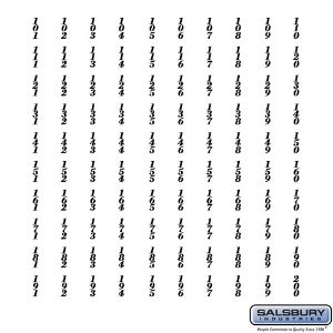 SALSBURY INDUSTRIES 2295-2 selbstklebende Folie, 8.5 x 12 x 0.25 Zoll Größe | CE7HWB