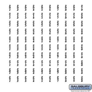 SALSBURY INDUSTRIES 2295-3 selbstklebende Folie, 8.5 x 12 x 0.25 Zoll Größe | CE7HWC