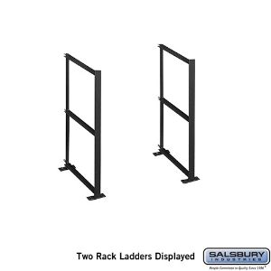 SALSBURY INDUSTRIES 2400C2 Rack Ladder, 15.75 x 24.75 x 15.5 Inch Size, Custom | CE7HYJ