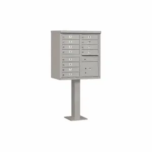 SALSBURY INDUSTRIES 3312GRY-U Cluster Box Unit, 30.5 x 62 x 18 Inch Size, 12 Doors, Gray | CE7ETK