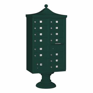 SALSBURY INDUSTRIES 3313R-GRN-U Regency Cbu Usps Access 13 Doors Green | AG3MQR 33MC79