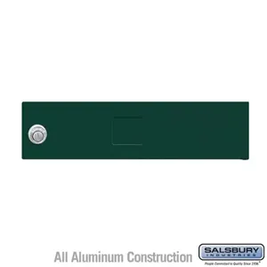 SALSBURY INDUSTRIES 3351GRN Replacement Door and Lock, 12.75 x 3.125 x 0.25 Inch Size | CE7JJN