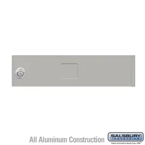 SALSBURY INDUSTRIES 3351GRY Replacement Door and Lock, 12.75 x 3.125 x 0.25 Inch Size | CE7JJM