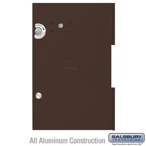 SALSBURY INDUSTRIES 3355BRZ Replacement Door and Lock, 12.75 x 19.875 Inch Size, Bronze | CE7JLP