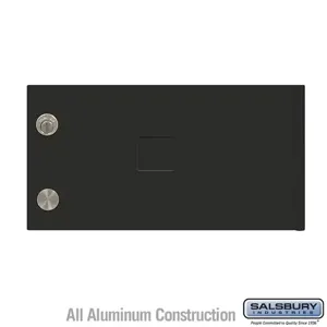 SALSBURY INDUSTRIES 3356BLK Replacement Door and Lock, 12.75 x 6.625 Inch Size | CE7JJW