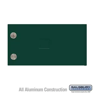 SALSBURY INDUSTRIES 3356GRN Replacement Door and Lock, 12.75 x 6.625 Inch Size | CE7JJZ