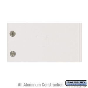 SALSBURY INDUSTRIES 3356WHT Replacement Door and Lock, 12.75 x 6.625 Inch Size | CE7JKB