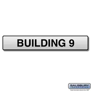 SALSBURY INDUSTRIES 3763 Custom Engraved Self Adhesive Placard, 8 x 1 x 0.15 Inch Size | CE7GVD