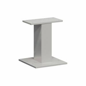 SALSBURY INDUSTRIES 3385GRY Replacement Pedestal, 12 x 14.5 x 12 Inch Size | CE7JMK