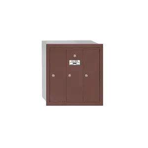 SALSBURY INDUSTRIES 3503ZRU Vertical Mailbox 3 Doors Bronze | AD3EQP 3YNW2