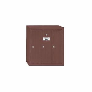 SALSBURY INDUSTRIES 3503ZSU Vertical Mailbox 3 Doors Bronze | AD3EPY 3YNU5