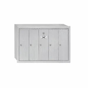 SALSBURY INDUSTRIES 3505ARU Vertical Mailbox 5 Doors Alum | AD3EQF 3YNV3