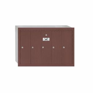 SALSBURY INDUSTRIES 3505ZRU Vertical Mailbox 5 Doors Bronze | AD3EQR 3YNW4