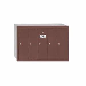 SALSBURY INDUSTRIES 3505ZRU Vertical Mailbox 5 Doors Bronze | AD3EQR 3YNW4