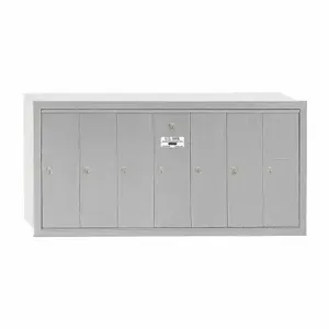 SALSBURY INDUSTRIES 3507ARU Vertical Mailbox 7 Doors Alum | AD3EQH 3YNV5