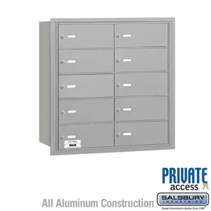 SALSBURY INDUSTRIES 3610 Horizontal Mailbox, 29.25 x 29.75 x 16.5 Inch Size, With Private Access | CE7EAQ