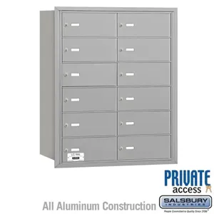 SALSBURY INDUSTRIES 3612 Horizontal Mailbox, 29.25 x 35.25 x 16.5 Inch Size, With Private Access | CE7EAV