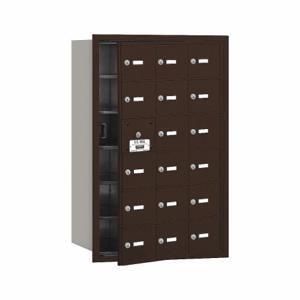 SALSBURY INDUSTRIES 3618ZFU Horizontal Mailbox Usps 18 Doors Bronze Fl 35-1/4 Inch | AG3JWM 33LJ91