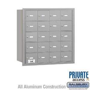 SALSBURY INDUSTRIES 3620 Horizontal Mailbox, 29.25 x 29.75 x 16.5 Inch Size, With Private Access | CE7EAT