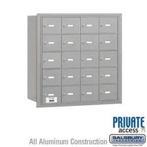 SALSBURY INDUSTRIES 3620 Horizontal Mailbox, 29.25 x 29.75 x 16.5 Inch Size, With Private Access | CE7EAT