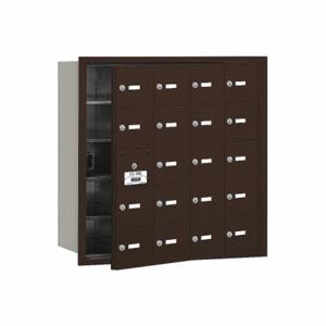 SALSBURY INDUSTRIES 3620ZFU Horizontal Mailbox Usps 20 Doors Bronze Fl 29-3/4 Inch | AG3KEY 33LL60