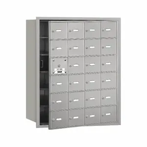 SALSBURY INDUSTRIES 3624AFU Horizontal Mailbox Usps 24 Doors Aluminium Fl 35-1/4 Inch | AG3KVQ 33LP94