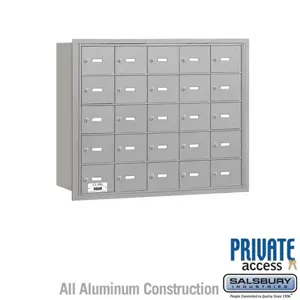 SALSBURY INDUSTRIES 3625 Horizontal Mailbox, 35.75 x 29.75 x 16.5 Inch Size, With Private Access | CE7EAU