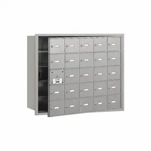 SALSBURY INDUSTRIES 3625AFU Horizontal Mailbox Usps 25 Doors Aluminium Fl 29-3/4 Inch | AG3KYR 33LR69