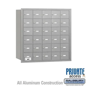 SALSBURY INDUSTRIES 3630 Horizontal Mailbox, 35.75 x 35.25 x 16.5 Inch Size, With Private Access | CE7EAY