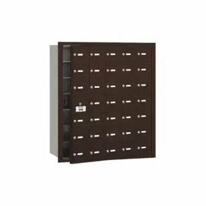 SALSBURY INDUSTRIES 3635ZFU Horizontal Mailbox, 35.75 x 40.75 x 16.5 Inch Size, Bronze, Front Loading | CE7EAN