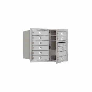 SALSBURY INDUSTRIES 3706D-09AFU Horizontal Mailbox Usps 9 Doors Aluminium Fl 23-1/2 Inch | AG3JER 33LE70