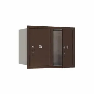 SALSBURY INDUSTRIES 3706D-2PZFU Outdoor Parcel Locker, 31.125 x 23.5 x 17 Inch Size, 6 Door High, Bronze | CE7EGB