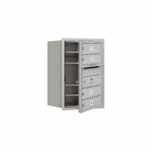 SALSBURY INDUSTRIES 3706S-04AFU Horizontal Mailbox Usps 4 Door Aluminium Fl 23-1/2 Inch | AG3HDY 33KW72