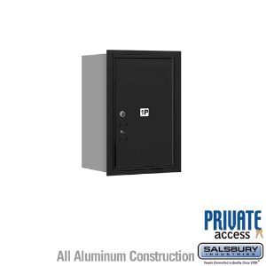 SALSBURY INDUSTRIES 3706S-1PBRP Outdoor Parcel Locker, 16.375 x 23.5 x 17 Inch Size, With Private Access, Black | CE7EFM