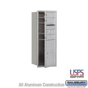 SALSBURY INDUSTRIES 3710S-03 Standard Horizontal MailBox, 4C, 16.375 x 37.5 x 17 Inch Size, 10 Door High | CE7HZT