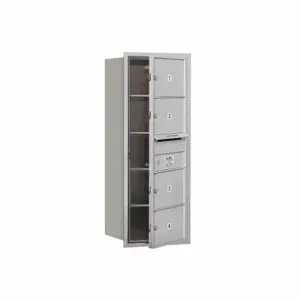 SALSBURY INDUSTRIES 3710S-04AFU Horizontal Mailbox Mb2 4 Door Aluminium Fl 37-1/2 Inch | AG3HPQ 33KZ48