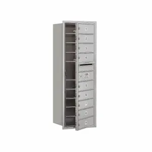 SALSBURY INDUSTRIES 3711S-09AFU Horizontal Mailbox Usps 9 Doors Aluminium Fl 41 Inch | AG3JFE 33LE82